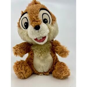 Disney Store 9" Plush CHIP Chipmunk Doll Stuffed Animal Brown Toy